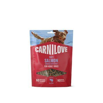 Ласощі Carnilove Soft Snack Salmon with Thyme для собак м'які лосось і чебрець 200 г 112420 фото