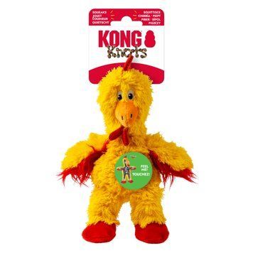 М&rsquo;яка іграшка для собак KONG Knots Chicken S KONGNKC3E фото