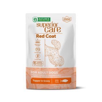Nature's Protection Superior Care Red Coat Adult Tuna Додатковий вологий корм для собак з рудим забарвленням з тунцем 70 г UNINPSC70011 фото