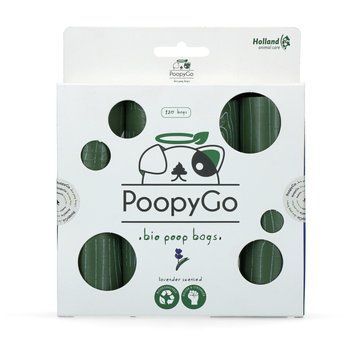 PoopyGo Eco friendly 120 pcs (8x15 bags) Lavender scented POOP014 фото