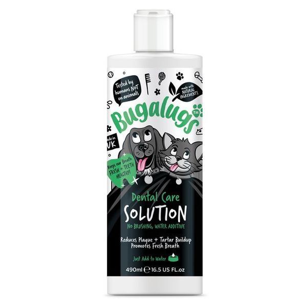 Bugalugs Dental Care Solution Water Additive Додаток до води Бугалугс для догляду за зубами та яснами собак і котів 250мл BDUALDENW250 фото Bugalugs Dental Care Solution Water Additive Додаток до води Бугалугс для догляду за зубами та яснами собак і котів 250мл BDUALDENW250 фото