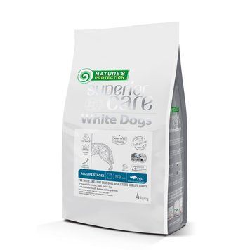 Nature's Protection Superior Care White Dogs White Fish All Sizes&Life Stages Сухий корм для собак усіх розмірів і стадій життя з білою рибою 4 кг NPSC47590 фото