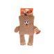 М&rsquo;яка іграшка для собак Growl Block Heads Boxy the Bear - ведмедик Боксі GROWL52065 фото 1