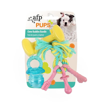Набір іграшок для цуценят ALL FOR PAWS Pup Chew Buddies Bundle 4746 фото