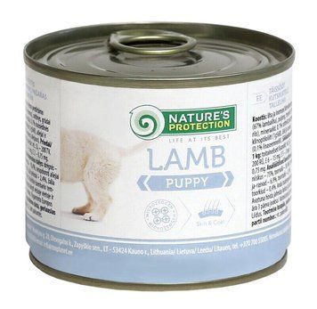 Nature's Protection Puppy Lamb Вологий корм для цуценят з ягням, 200 г KIK24521 фото