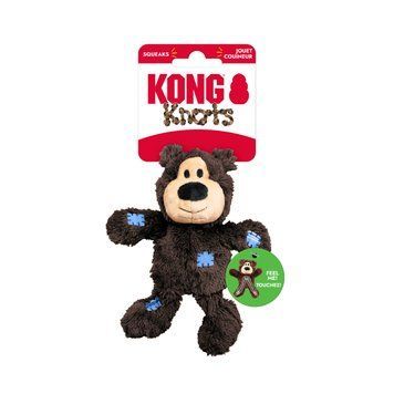 М&rsquo;яка іграшка для собак KONG Wild Knots Bear M/L коричневий KONGNKR1EBR фото
