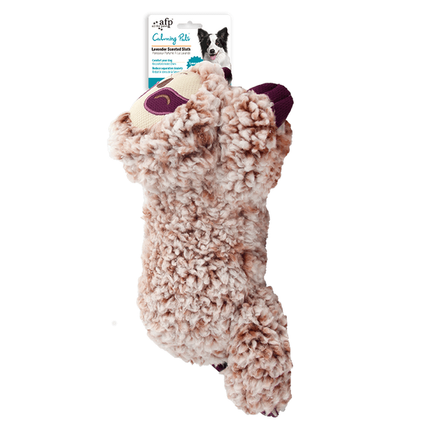М'яка заспокійлива іграшка ALL FOR PAWS Calming Pals Lavender Scented Sloth для собак 5843 фото М'яка заспокійлива іграшка ALL FOR PAWS Calming Pals Lavender Scented Sloth для собак 5843 фото